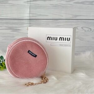 Miu Miu Pink Round Clutch